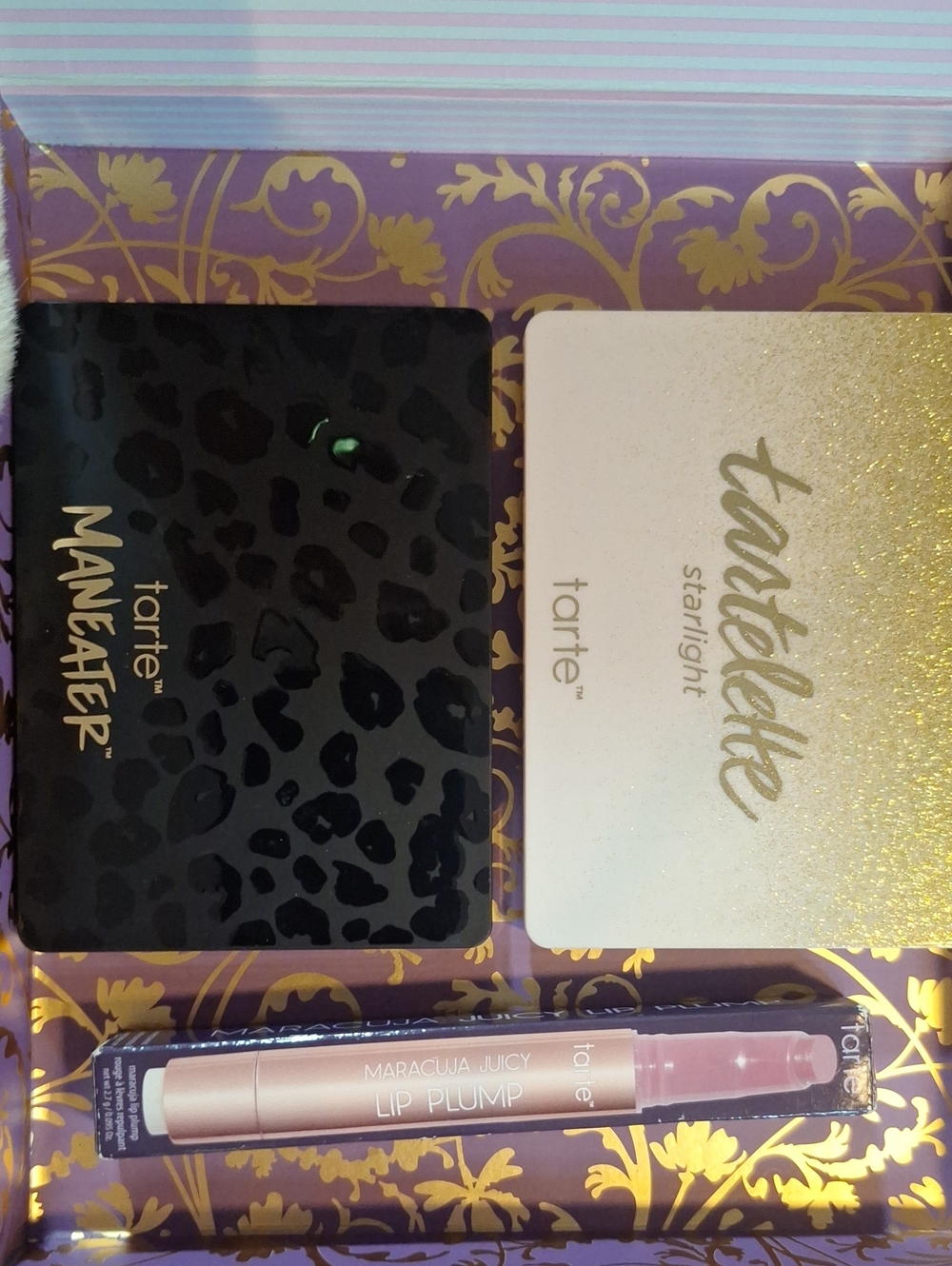 tarte Maneater & Tartelette Starlight + Lip Plumper. All In TARTE Box. Set Of 4